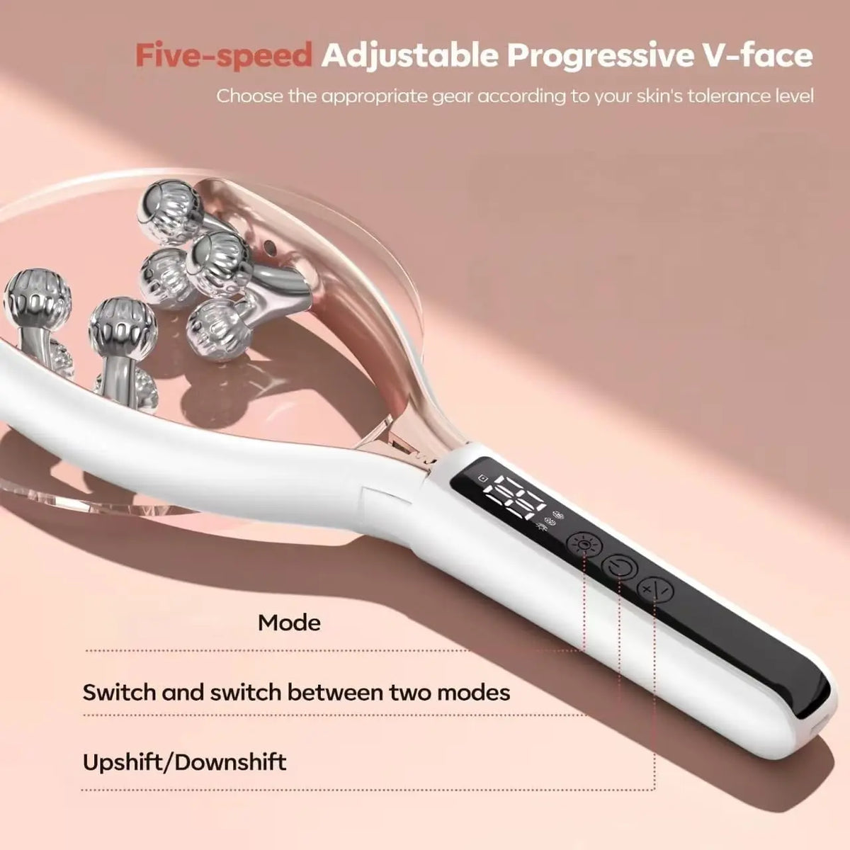 DogeVollar Facial Massager - Portable Rechargeable Puffiness Relief.