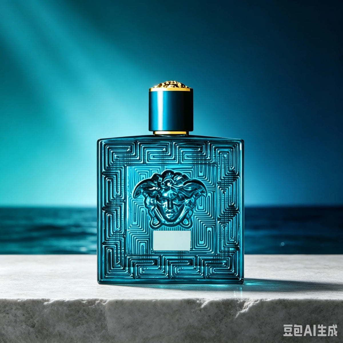 Versace Pour Homme Eros 3.4 Fl Oz 100ml, Fresh Woody Aromatic Mint Vanilla Men's Cologne with Apple Cedarwood Amber Musk, Long Lasting Intense Scent for Office Date Night Casual All Seasons, Luxury Gift for Him Same Authenti