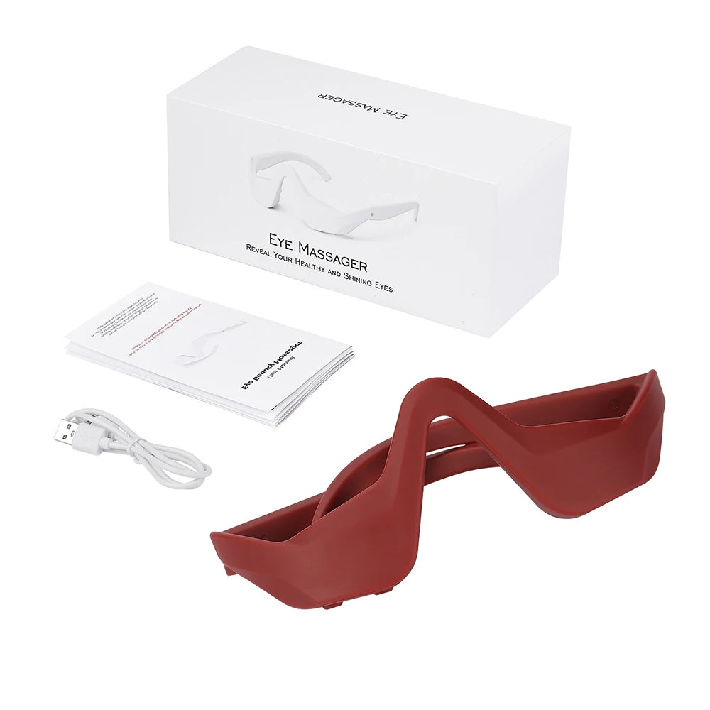 Eye Massager Relieves Eye Fatigue Eyes Massage Glasses Eye Fatigue Relief Massager Under-Eye Glasses Massager
