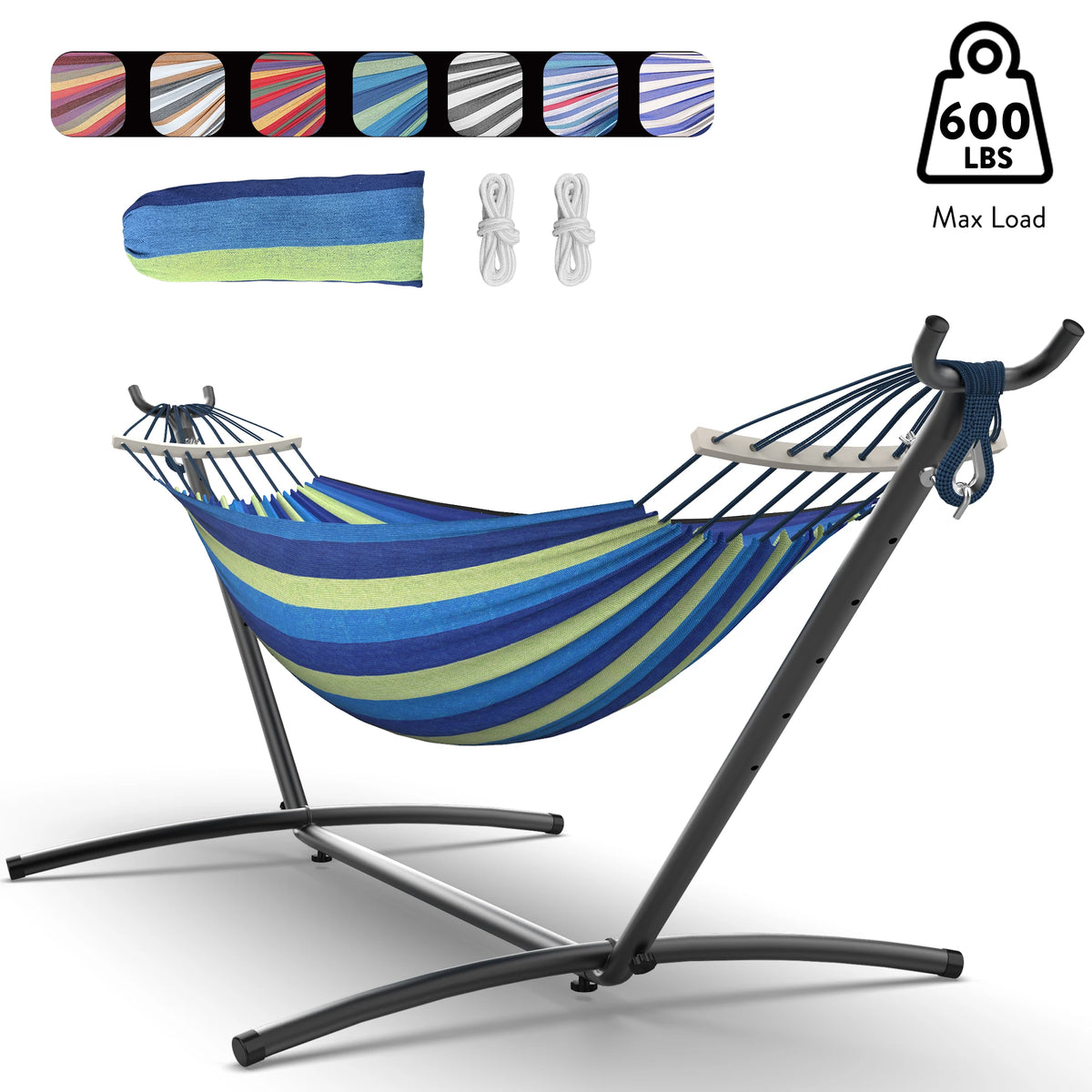 Gyroor Adjustable Stand Hammock - 600 Lb Heavy Duty Support