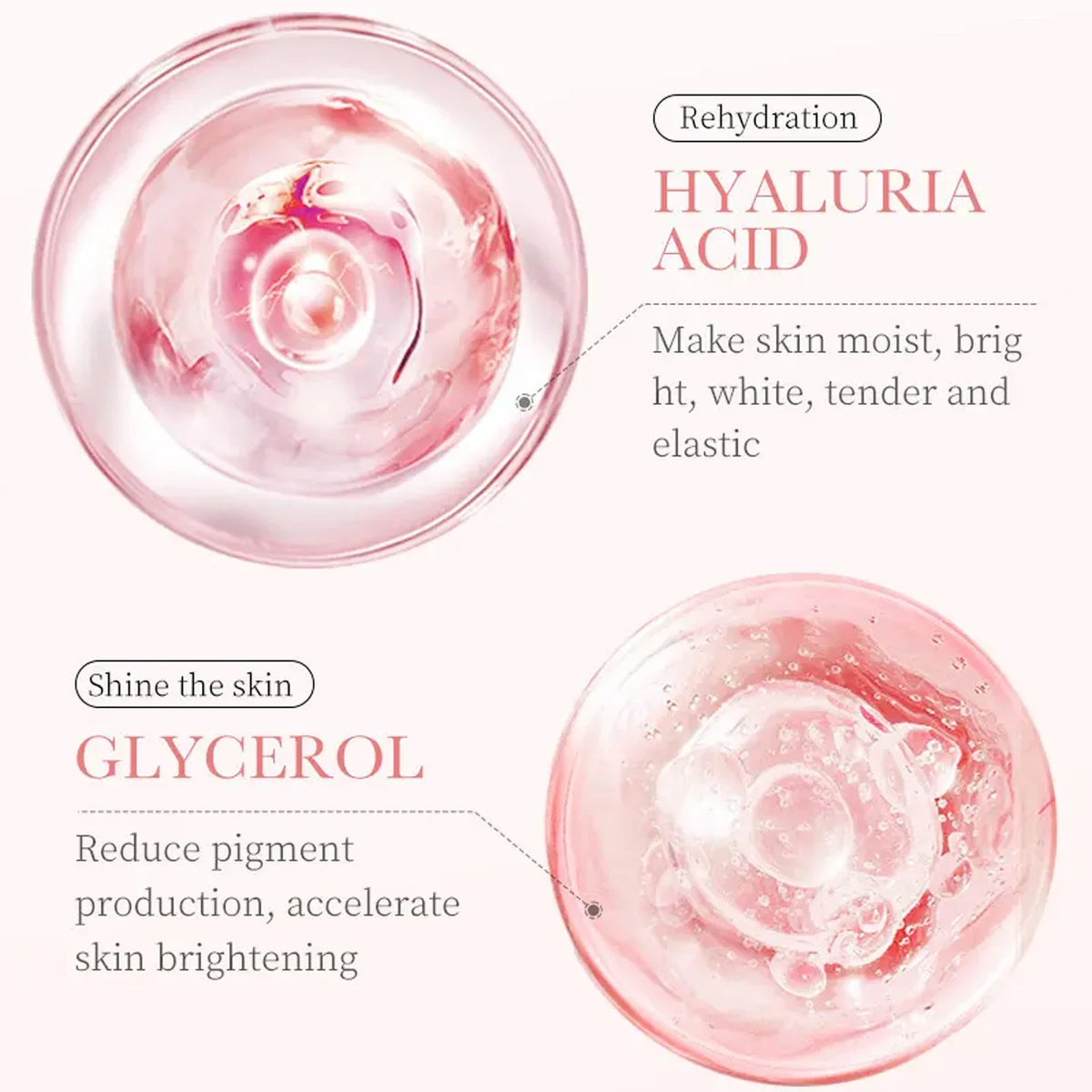 Amococo Rosewater Facial Mist - Deeply Hydrating Set With Hyaluronic Acid