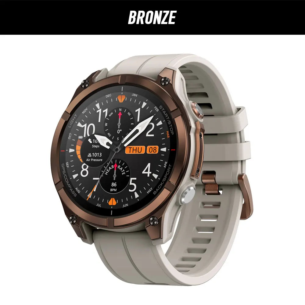 Zeblaze Stratos 4 Pro GPS Rugged Smartwatch With AMOLED Screen