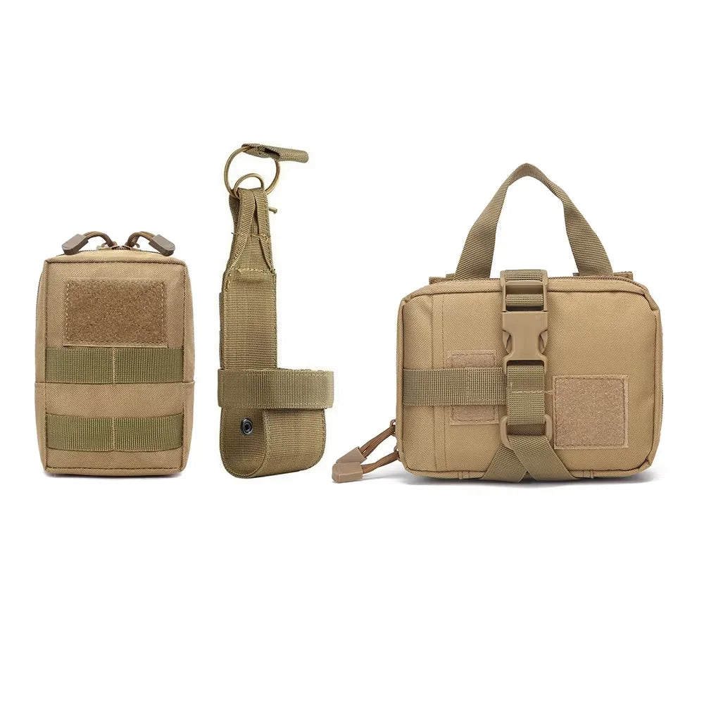 Military Dog Tactical Bags Set Molle Pouches Harness Training Accessories