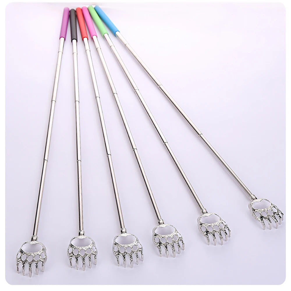 Stainless Steel Telescoping Back Scratcher With Comfort Handle