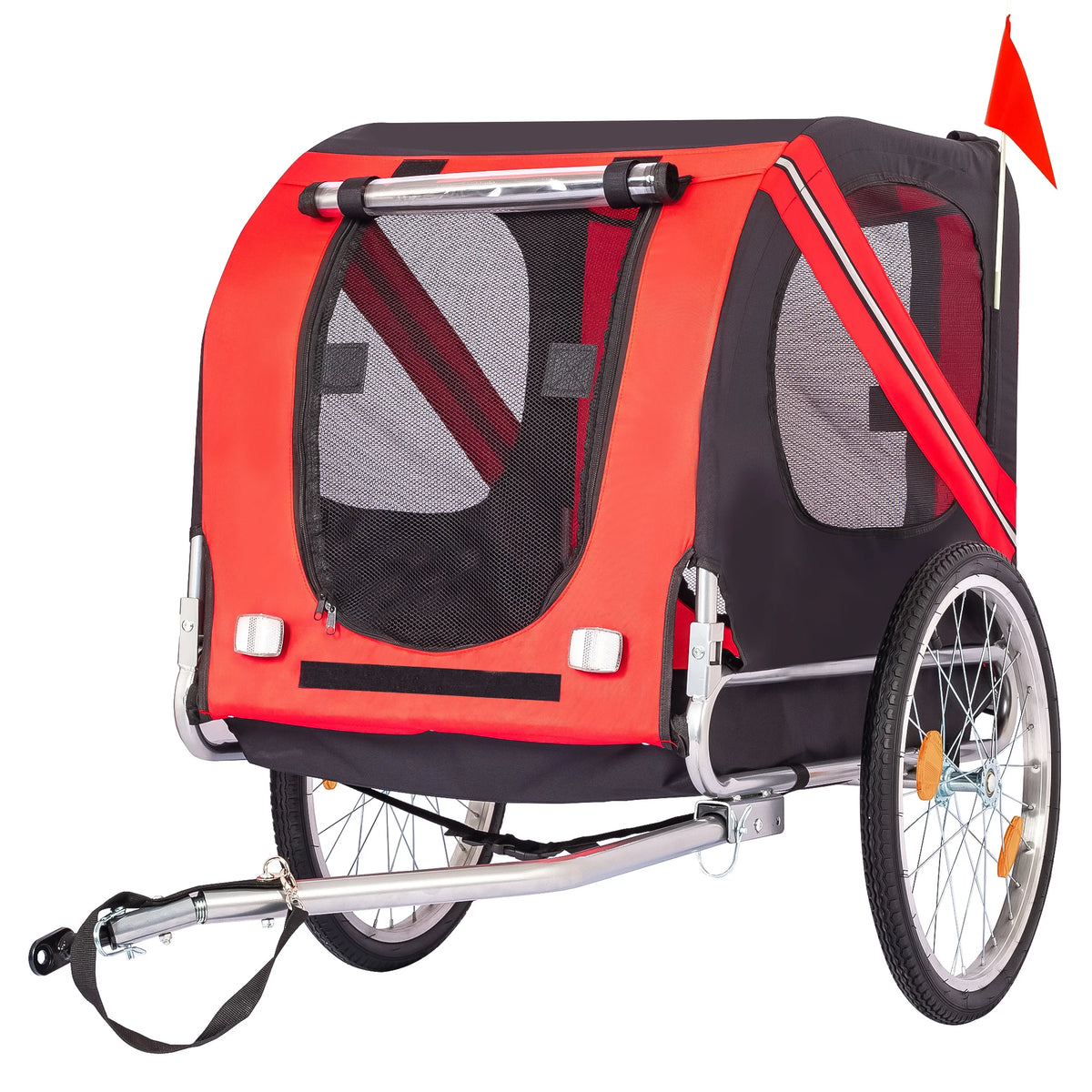 Twister Ck Foldable Pet Dog Bike Trailer Quick Release Wheels