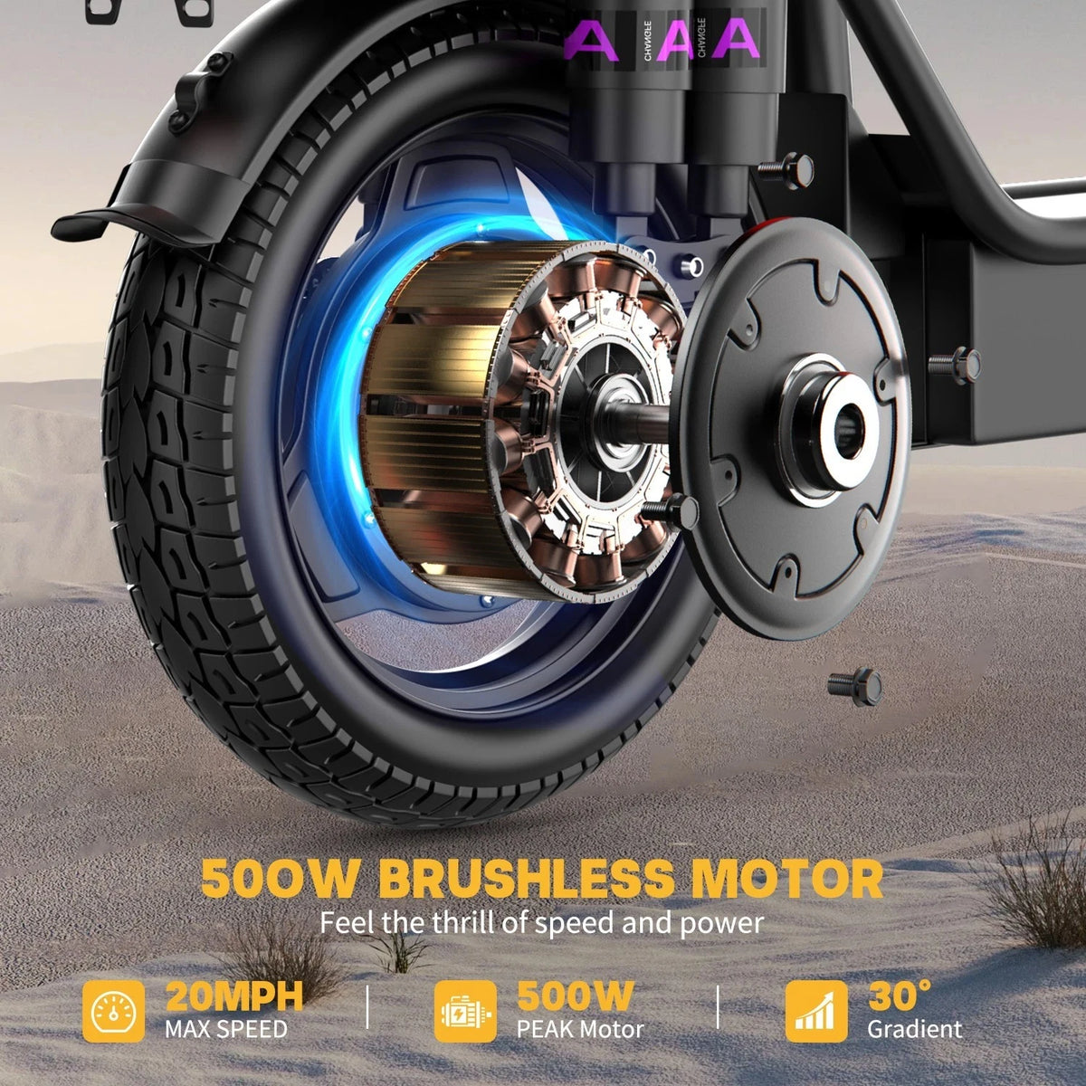 UPlee GQ8 Folding Electric Bike With Brushless Motor
