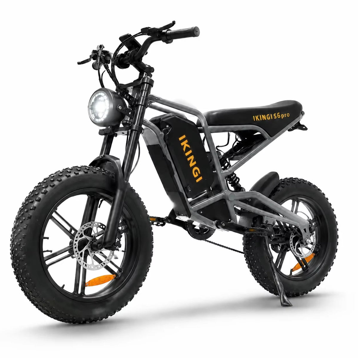 1500W Peak Motor Electric Bike 60V 23.4Ah Removable Battery Full Suspension 7 Speed Fat Tire Off Road E Bike Max 32 Miles Range