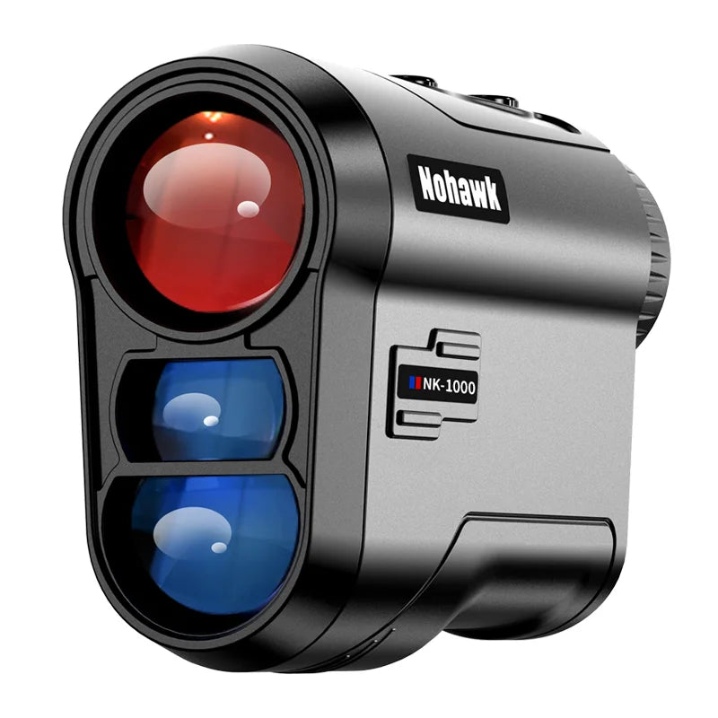 NOHAWK Golf Rangefinder with Slope, 1000M, 6X Magnification with Flag Lock and Vibration for Golfers/Hunters