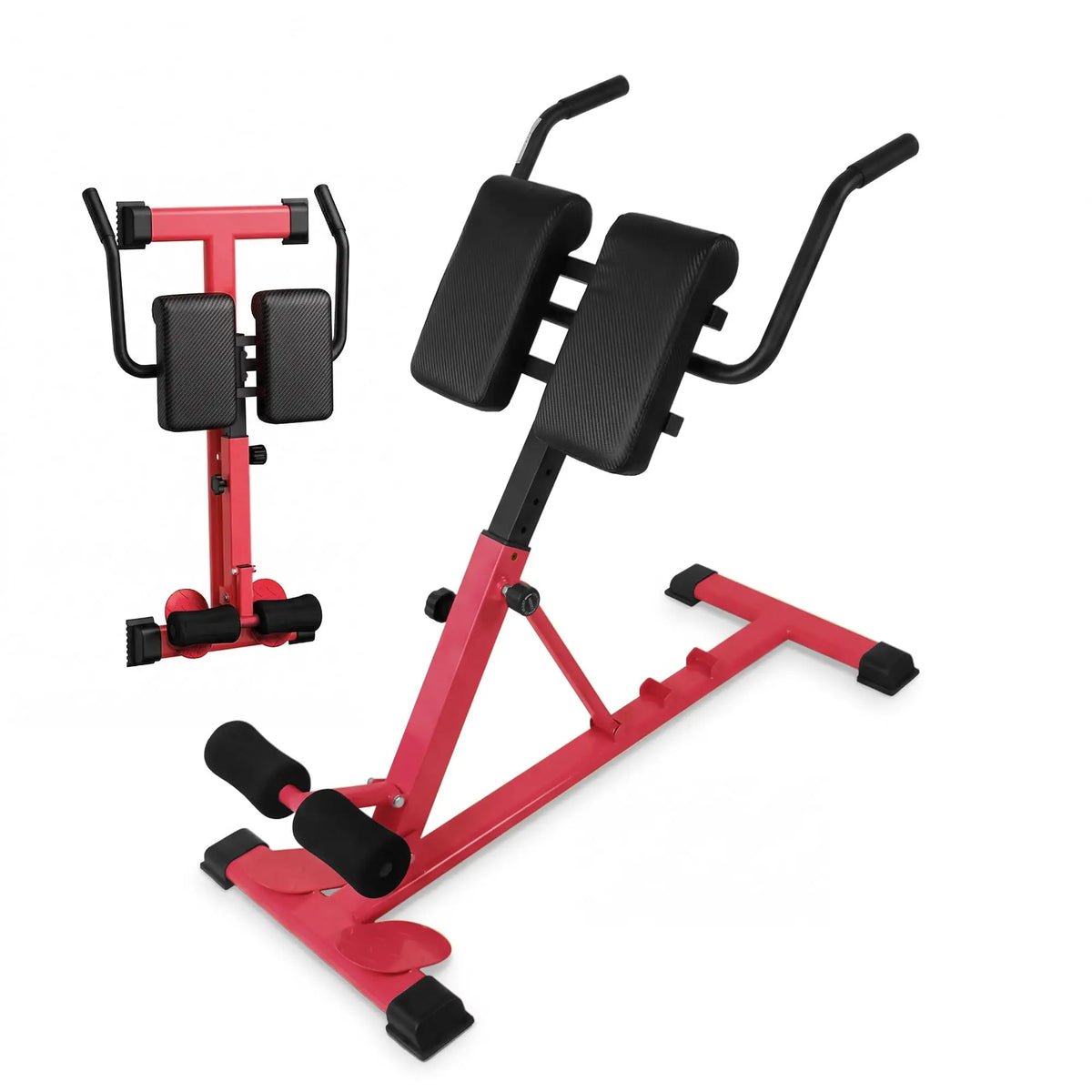 HiMiss Adjustable Roman Chair Hyperextension Bench For Home Gym