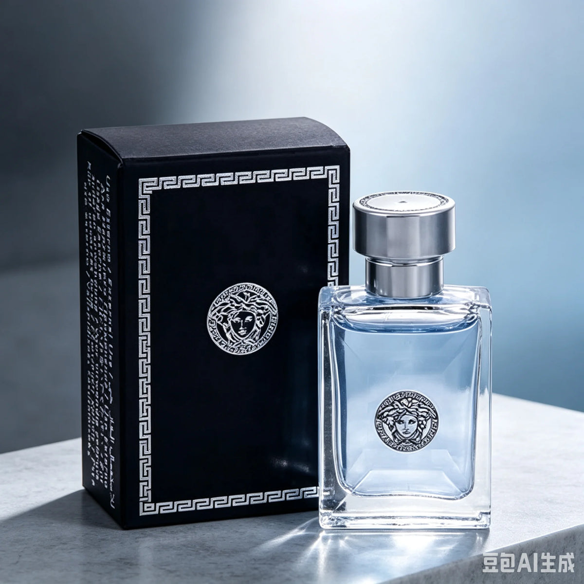Versace Pour Homme Eros  3.4 Fl Oz 100ml, Fresh Woody Aromatic Mint Vanilla Men's Cologne with Apple Cedarwood Amber Musk, Long Lasting Intense Scent for Office Date Night Casual All Seasons, Luxury Gift for Him Same Authenti