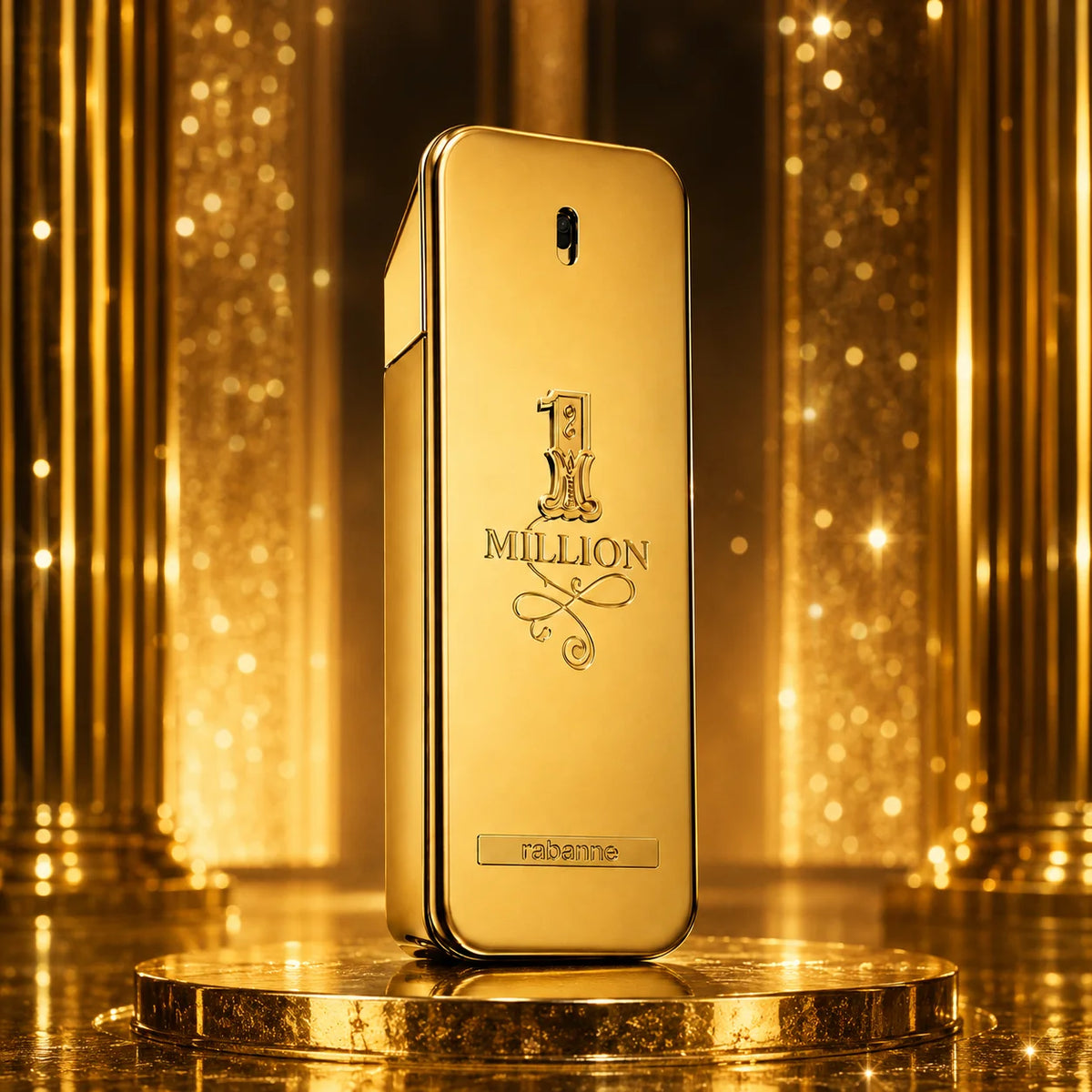 Rabanne 1 Million Eau De Toilette 100ml, Luxury Men's Perfume Spray, Long-Lasting Woody Spicy Fragrance for Men