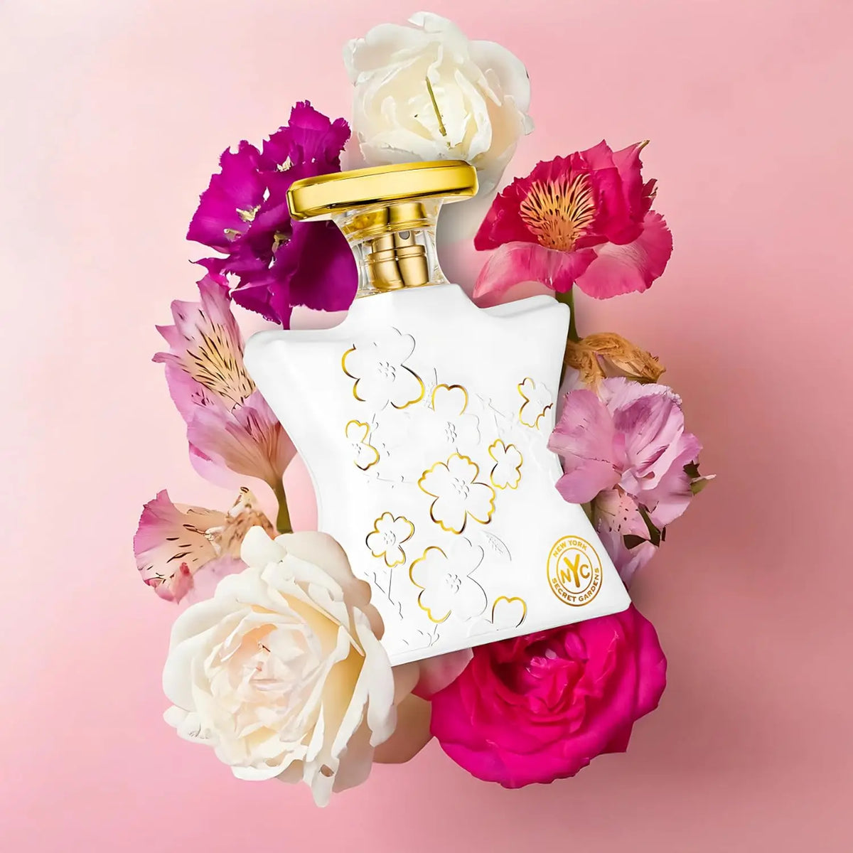 Bond No. 9 New York Secret Gardens Eau de Parfum Spray for Women – Lush Green Floral & Earthy Musk Scent, Dewy Violet, Green Leaves, Rose & Sandalwood, Radiant Long‑Lasting Sillage, Perfect Spring & Mother's Day Gift, 3.4