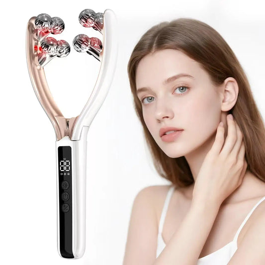 DogeVollar Facial Massager - Portable Rechargeable Puffiness Relief.