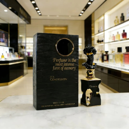His Confession Men Eau De Parfum - Long Lasting Alcohol Free Fragrance
