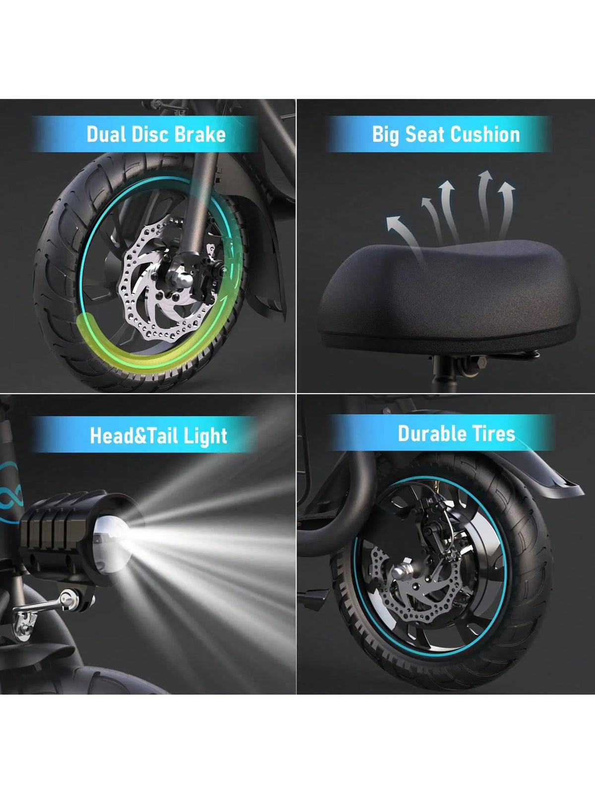 GYROSHOES Electric Scooter With Pet Basket And Padded Seat