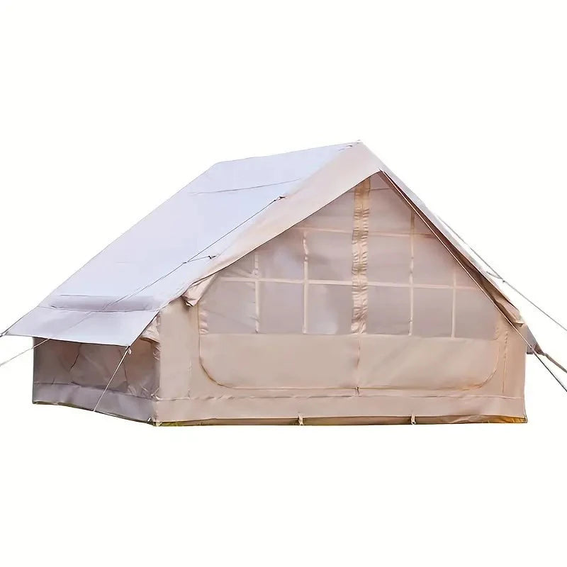 PAKICETUS 4-6 Person Quick Setup Inflatable Camping Tent, All Season Luxury Outdoor Tent With Breathable Mesh & Fast Air Circulation, For Family Camping Hiking Backpacking Trips