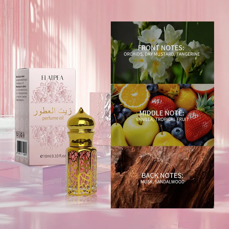 10ml Arabic Pheromone Oil - Subtle Fragrance Essential Oil Refreshing Long Lasting Fragrance Ideal for Daily Use Fragrance Container Perfume Oil Bottle