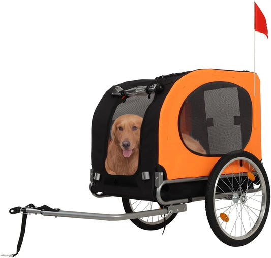Twister Ck Foldable Pet Dog Bike Trailer Quick Release Wheels