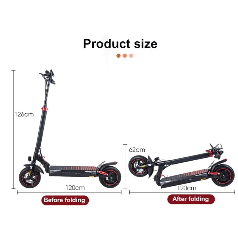 KEPOW T4Pro Electric Scooter With Long Range And Dual Suspension
