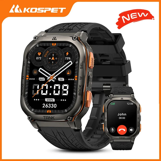 Kospet Tank M3 Ultra Gps Smart Watch Bluetooth Call Ip69k