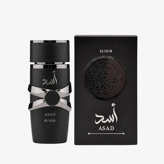 Asad Elixir Eau De Parfum 100ml For Men, Arabian Oud Spicy Woody Long Lasting Cologne Perfume Spray