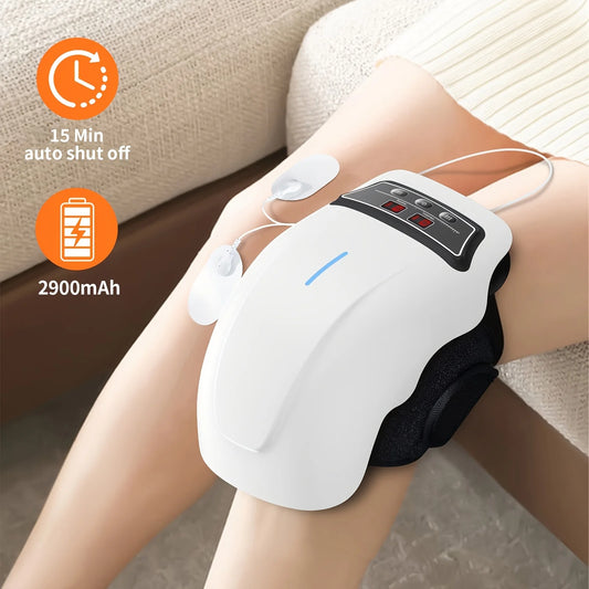 Ekmoey Knee Massager With Heat, 9 Heating Modes & 9 Vibration Speed, Adjustable Straps, Cordless Design, Heating Pad For Joints, Muscles And Knees, Massager For Knee Relax, Massager Gift For Mom/Dad/Women/Men