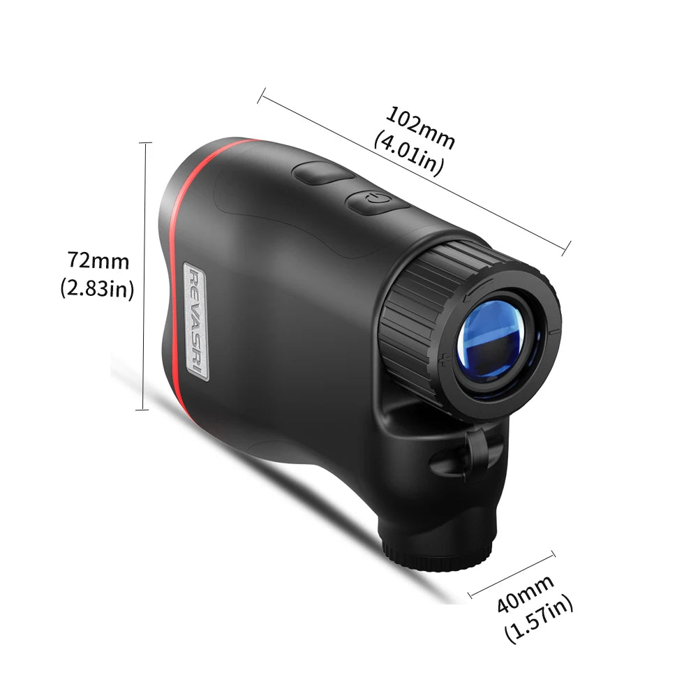 REVASRI Replaceable Battery HD Golf Range Finder, with Flagpole Lock Vibration and Slope Compensation, Rangefinder Designed for Golf
