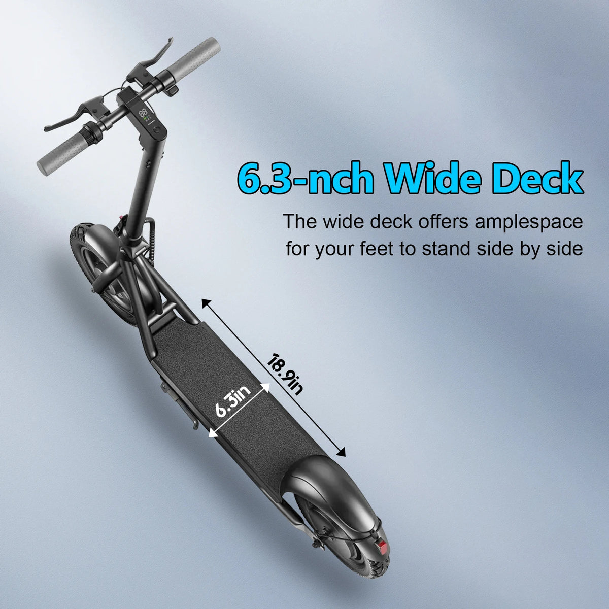 Foldable Electric Scooter With 500W Motor And Dual Brakes