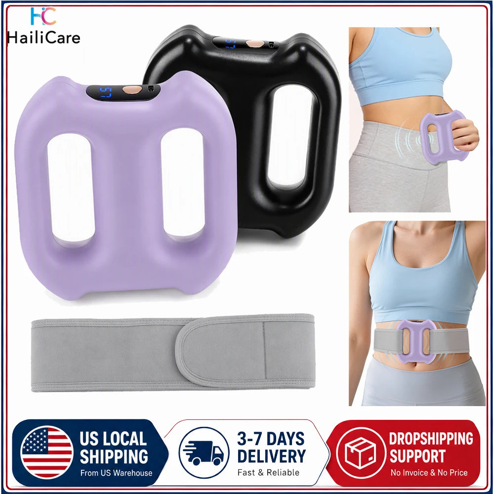 Electric Body Fascia Ring Portable Dual-Ring Vibration Fascia Massager For Back Waist Arm Leg Fat Burning Weight Loss Deep Tissue Muscle Fitness Massage Ring
