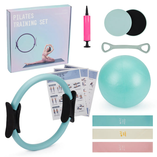 Professional Pilates Training Set With Exercise Ball And Bands