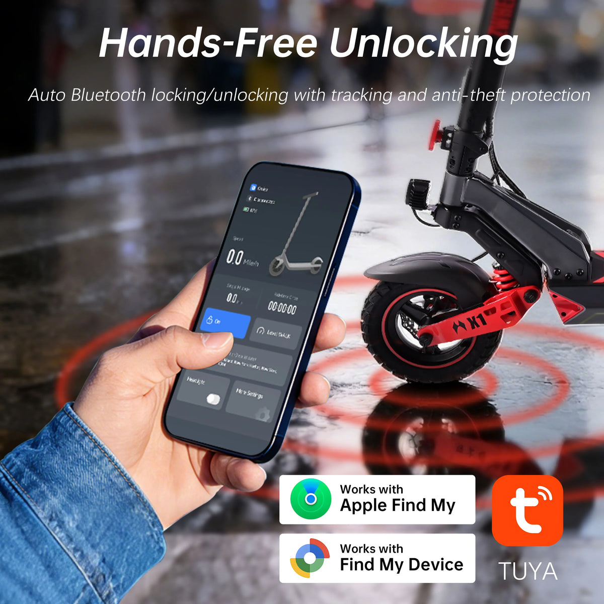 ZWHEEL D3 Electric Scooter With Long Range And Bluetooth Lock