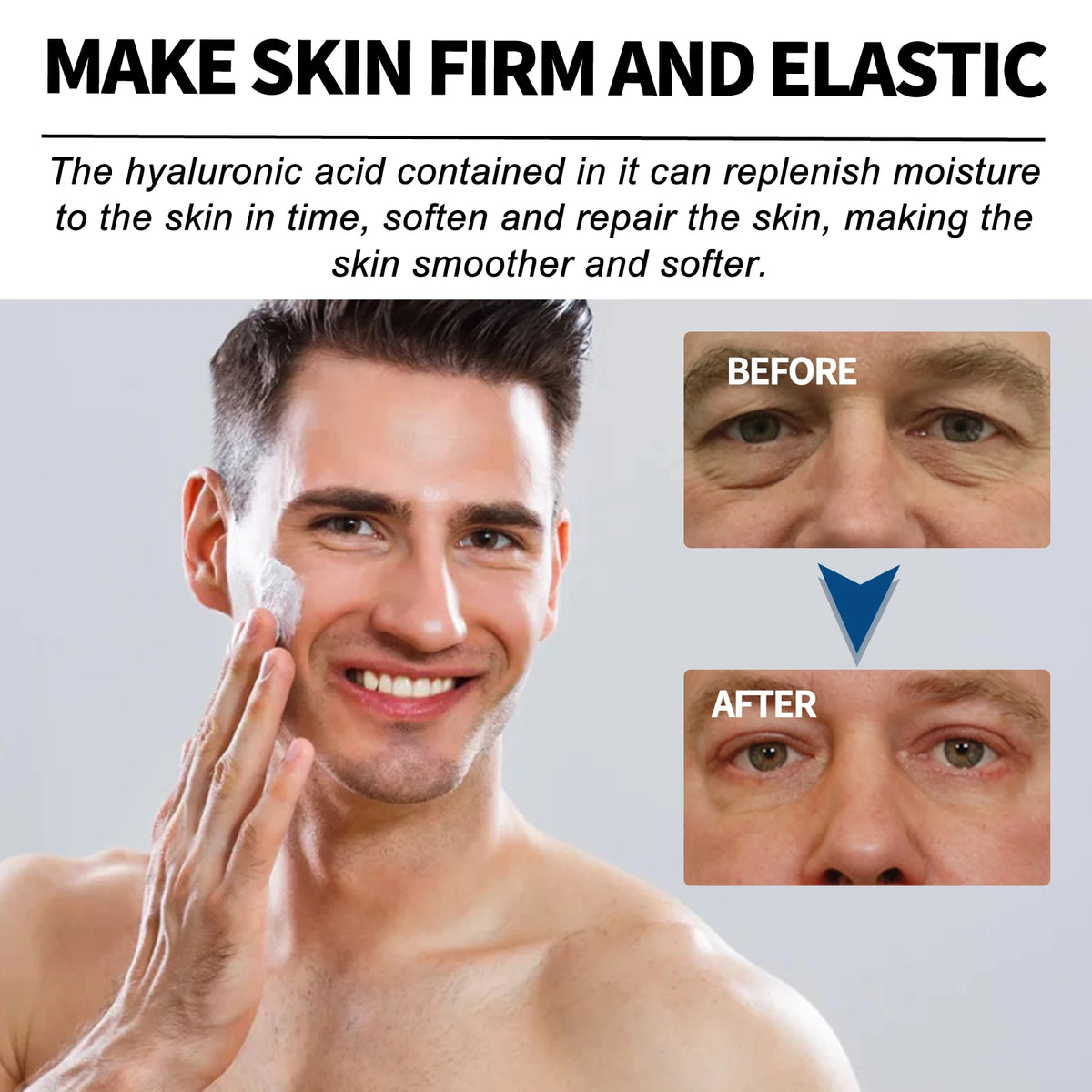 East Moon Mens Face Cream - Retinol Collagen Firming Hydration