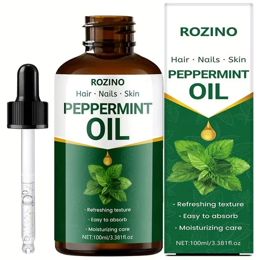Rozino Pure Peppermint Essential Oil For Face And Hair Care