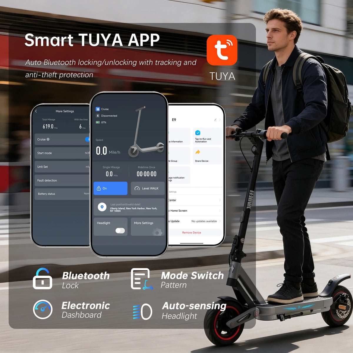 ZWHEEL ZSA Plus Foldable Electric Scooter With App Control