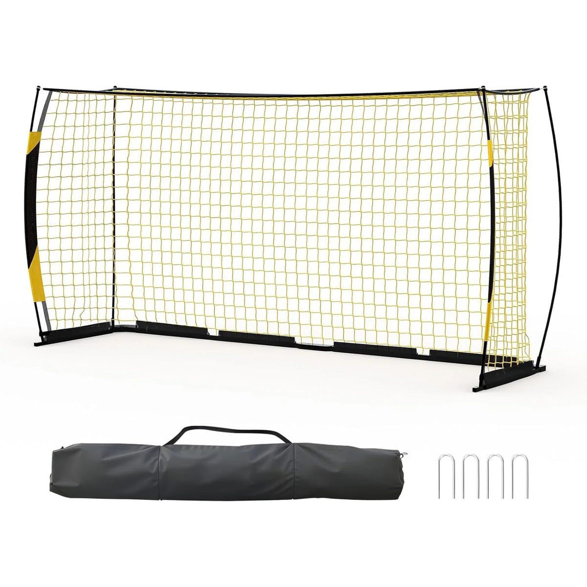 HiMISS Foldable Soccer Goal With Carry Bag For Backyard Training