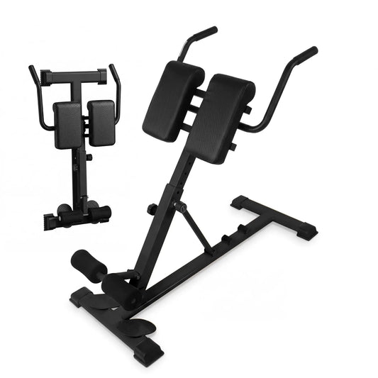 HiMiss Adjustable Roman Chair Hyperextension Bench For Home Gym