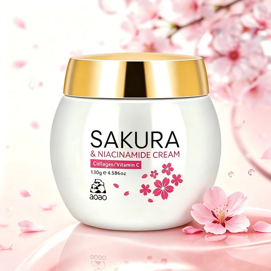 Aoao Sakura Face Cream - Deep Collagen And Niacinamide Hydration
