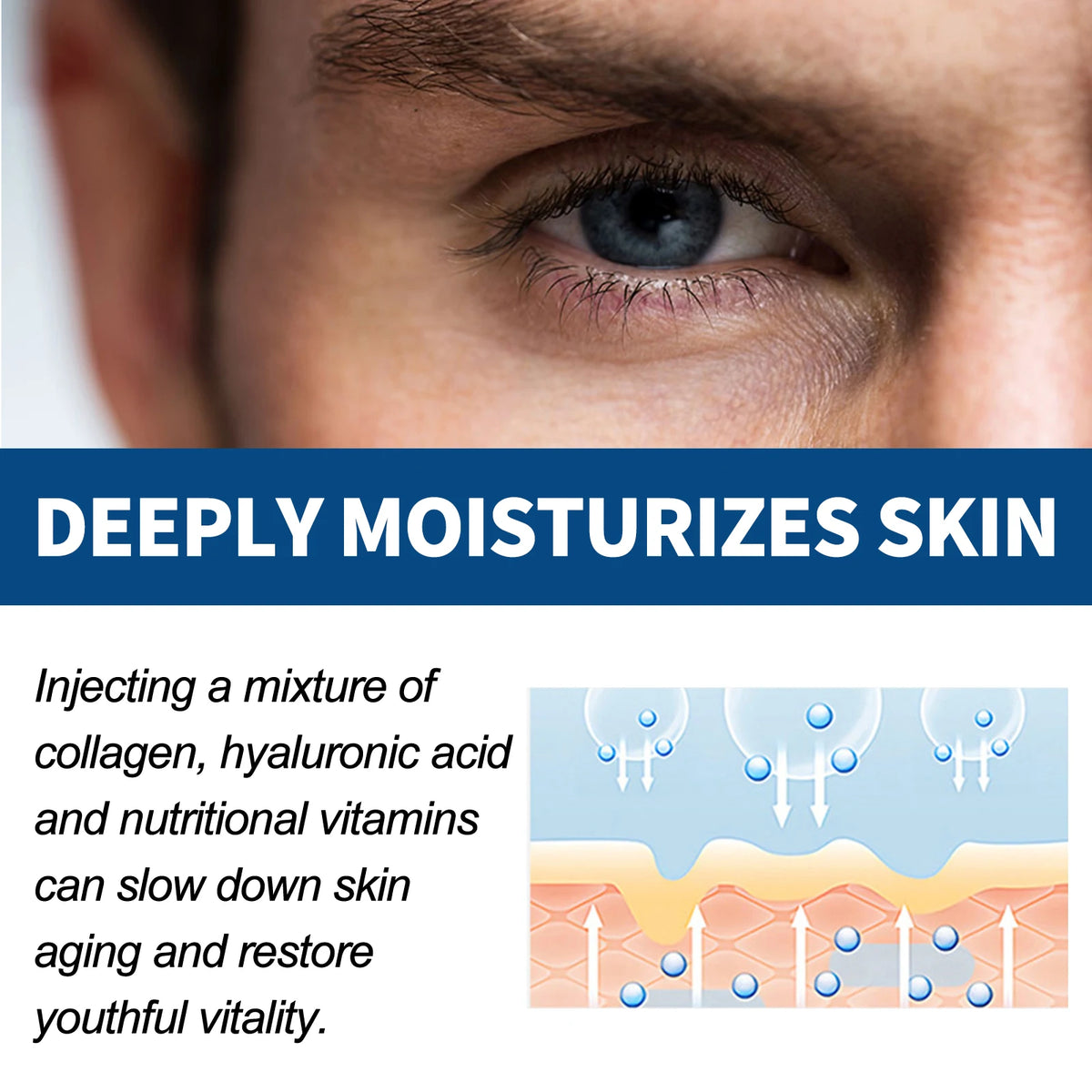 East Moon Mens Face Cream - Retinol Collagen Firming Hydration
