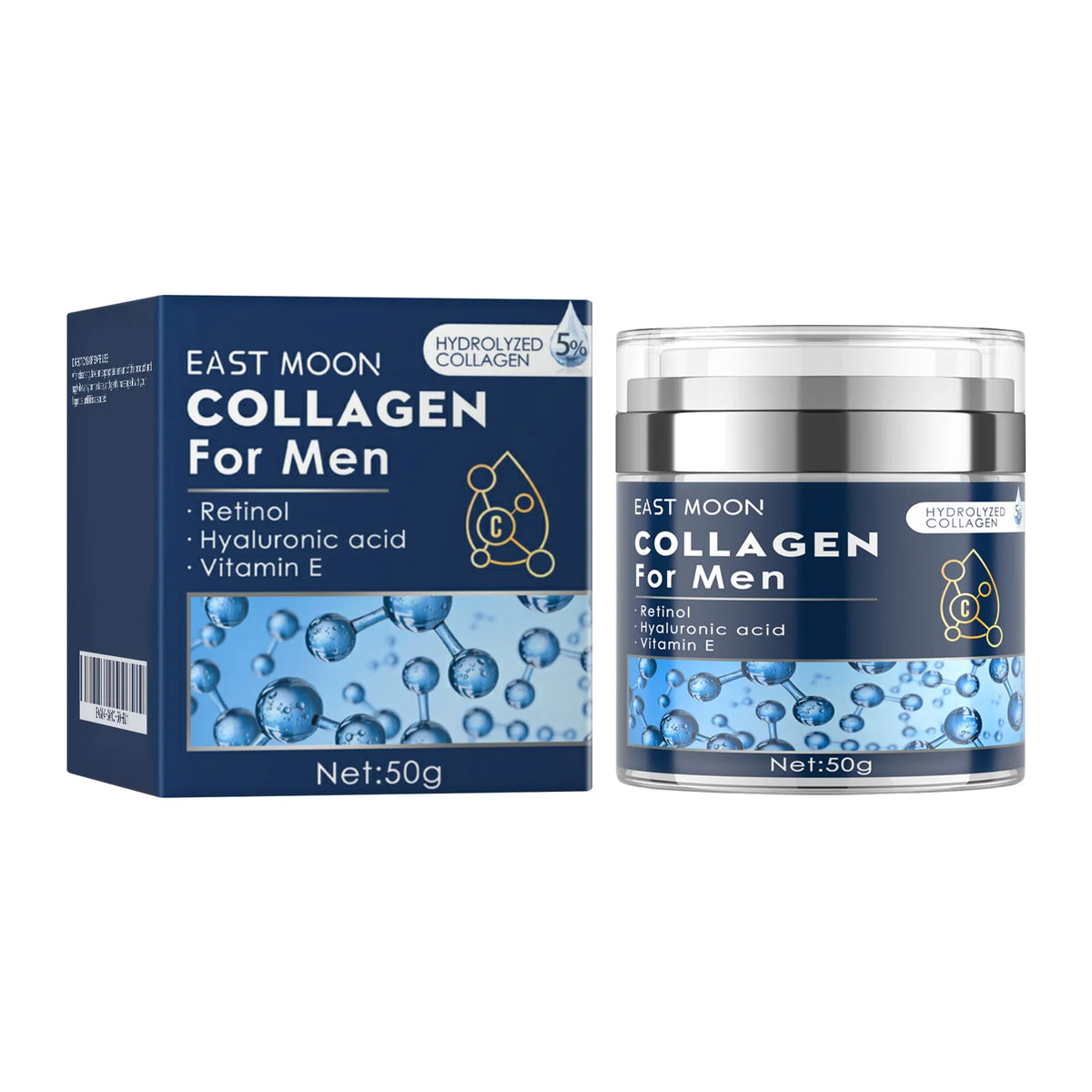 East Moon Mens Face Cream - Retinol Collagen Firming Hydration