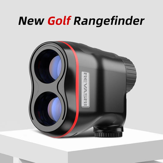REVASRI Replaceable Battery HD Golf Range Finder, with Flagpole Lock Vibration and Slope Compensation, Rangefinder Designed for Golf