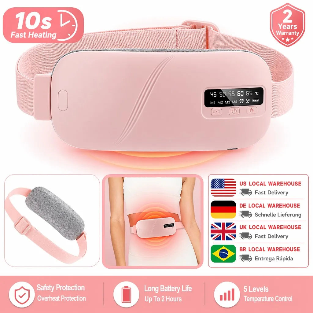 Hailicare Menstrual Heating Pad - Rechargeable Period Relief Belt