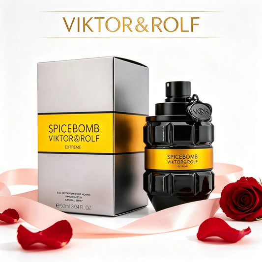Viktor&Rolf Spicebomb Men's Ancient Dragon Water Extreme Eau De Parfum Woody Spicy - Cologne for Men With Notes of Amber Vanilla
