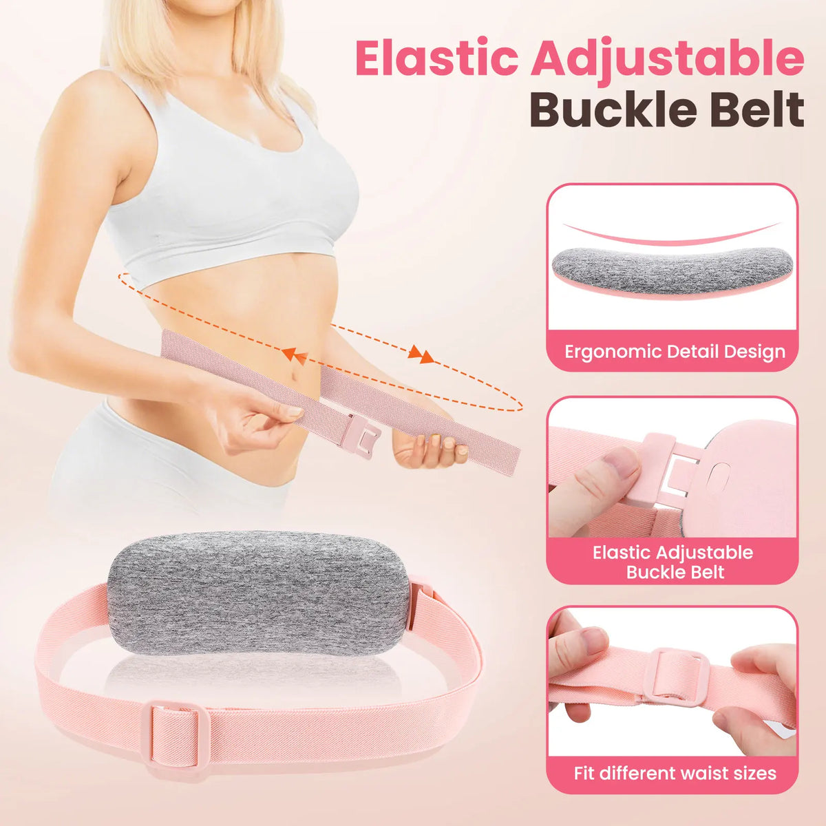 Hailicare Menstrual Heating Pad - Rechargeable Period Relief Belt