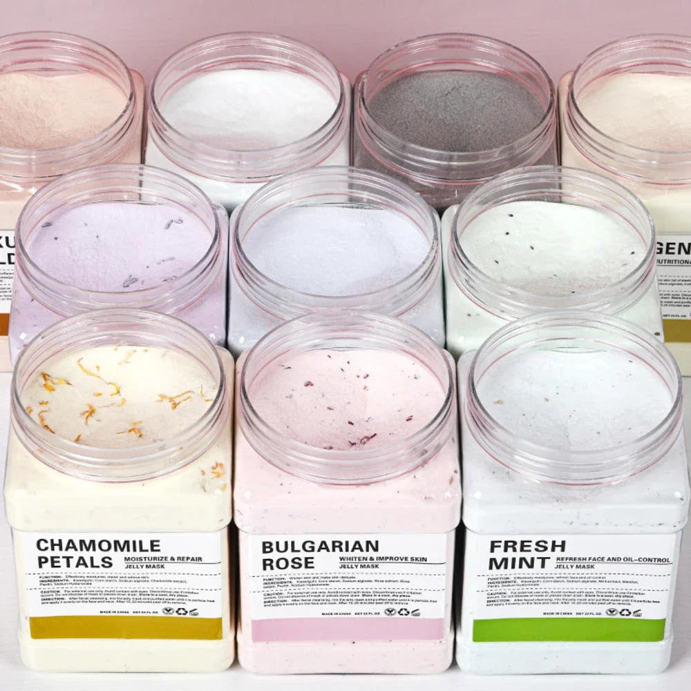 10PCS Jelly Mask Powder Wholesale 650G Professional Mask Powder Beauty Salon Use Facial Skin Care Products