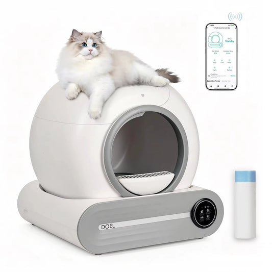 Doel Automatic Smart Self Cleaning Cat Litter Box With Wifi