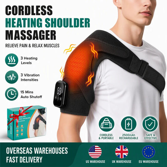 Pastsky Heated Shoulder Massager With Vibration And Touchscreen