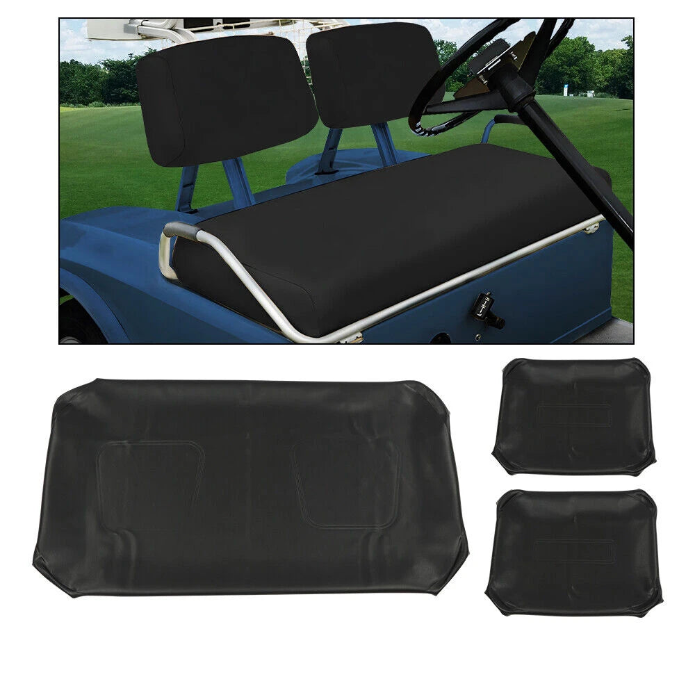 3PCS Front Seat Cover Accessories For Club Car DS 1982-2000.5 Golf Carts Durable Leather Seat Covers Waterproof High Quality