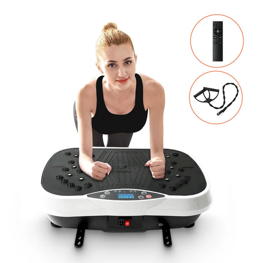 Full Body Vibration Exercise Plate For Home Fat Burning Workouts