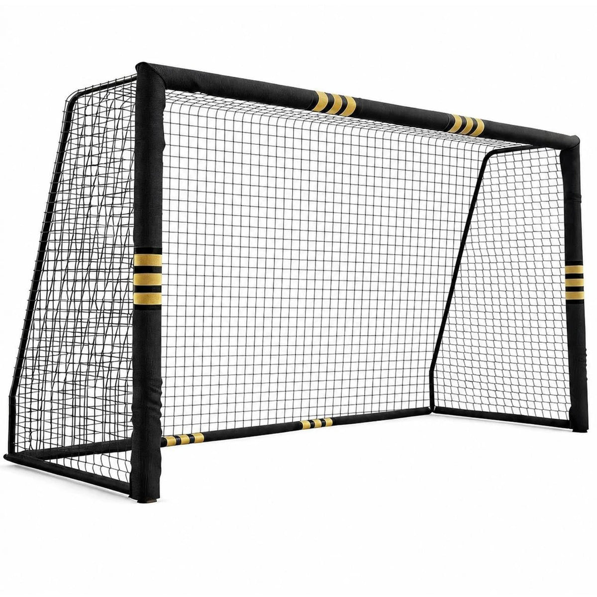 HiMISS Heavy Duty Steel Backyard Soccer Goal Training Net