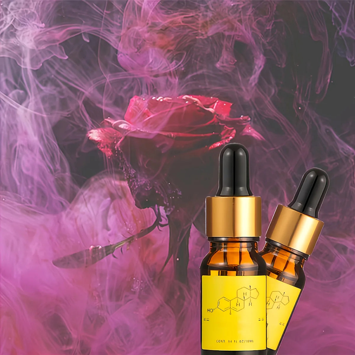 3Pc Portable Pheromone Fragrance Essential Oil Long Lasting Scent Body Aroma Oil Mini Size Travel Essential Oil 10ML